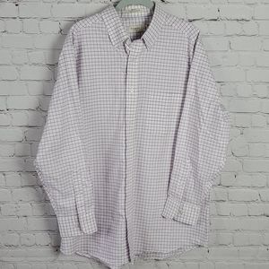 Haggar Button Down Shirt Reg Fit 17 32/33
